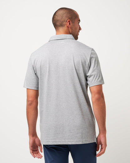 TravisMathew | Atlanta Braves The Zinna Polo - Heather Grey