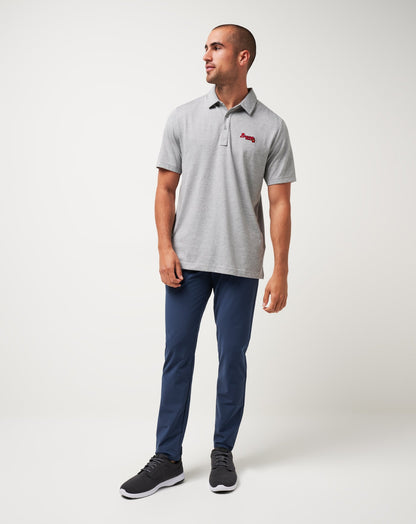 TravisMathew | Atlanta Braves The Zinna Polo - Heather Grey