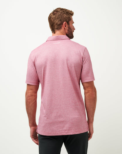 TravisMathew | Atlanta Braves The Zinna Polo - Heather Cardinal