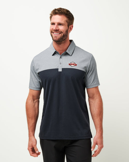 TravisMathew | San Francisco Giants The Rudds 2.0 Polo - Black/Heather Black