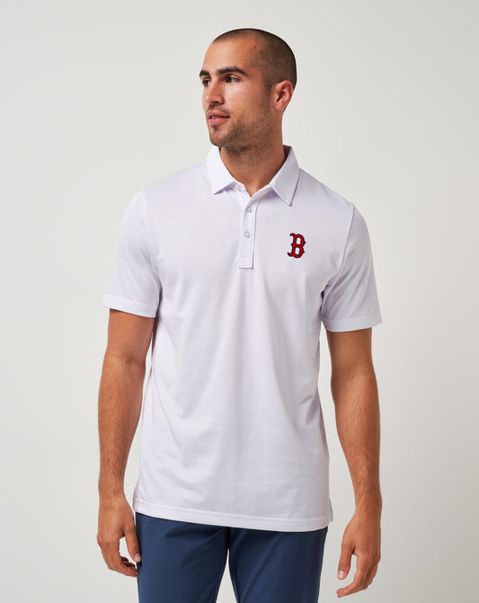 TravisMathew | Boston Red Sox The Zinna Polo - White