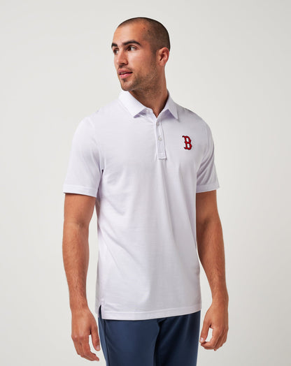 TravisMathew | Boston Red Sox The Zinna Polo - White