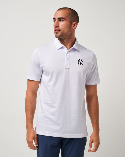 TravisMathew | New York Yankees The Zinna Polo - White