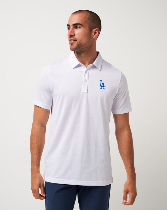 TravisMathew | Los Angeles Dodgers The Zinna Polo - White
