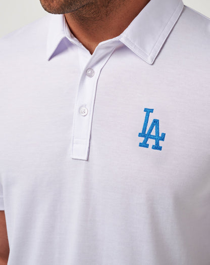TravisMathew | Los Angeles Dodgers The Zinna Polo - White