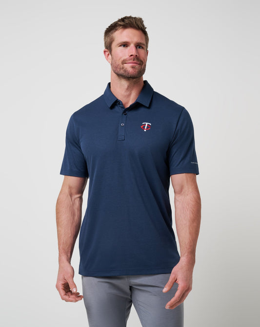 TravisMathew | Minnesota Twins Playoff Pitch Polo - Navy