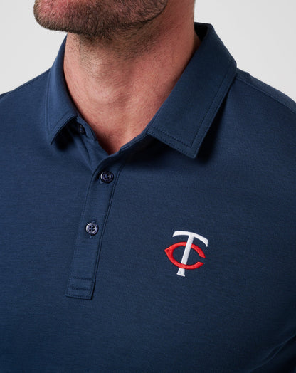 TravisMathew | Minnesota Twins Playoff Pitch Polo - Navy