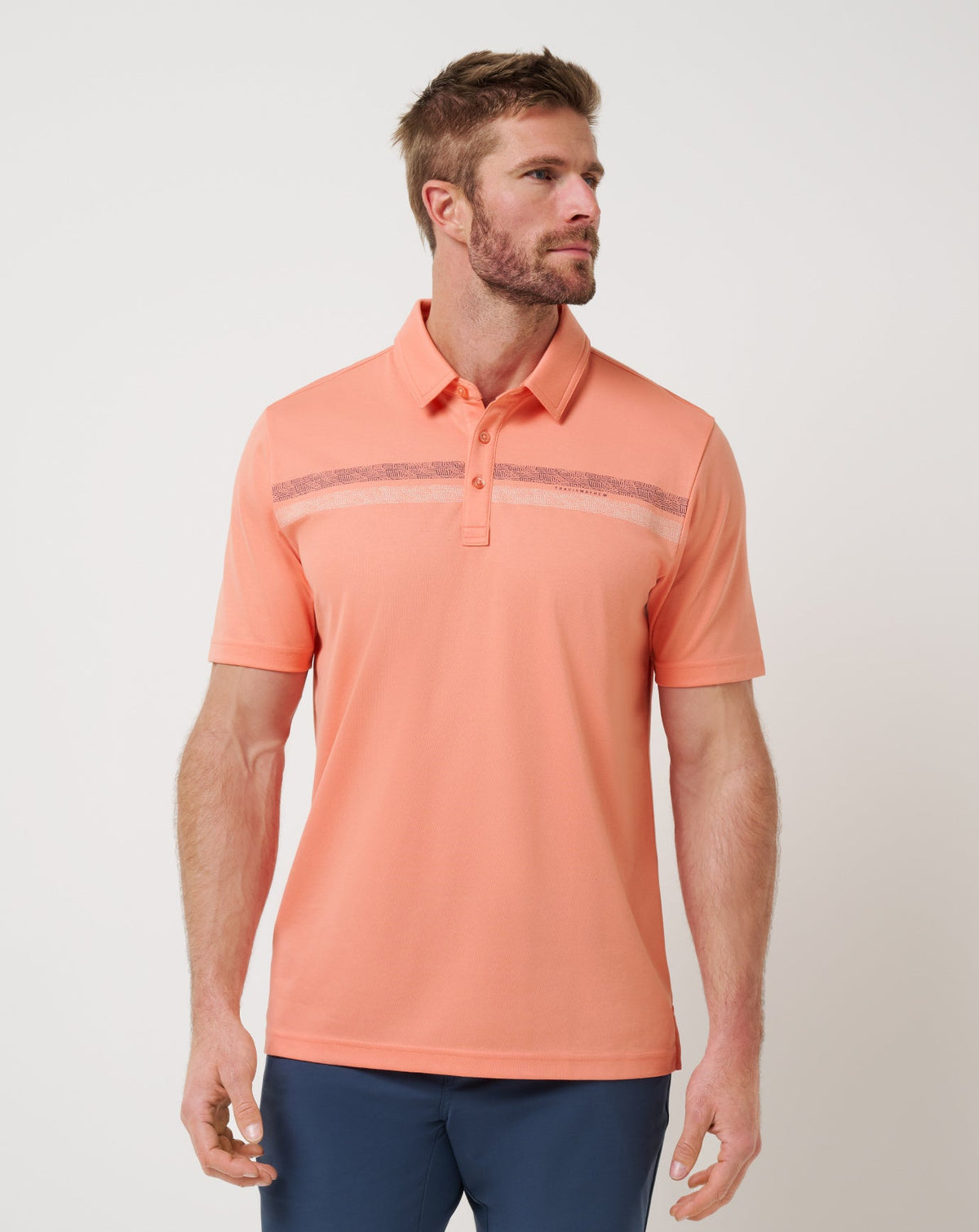 TravisMathew | Roaming Routes Polo - Terra Cotta