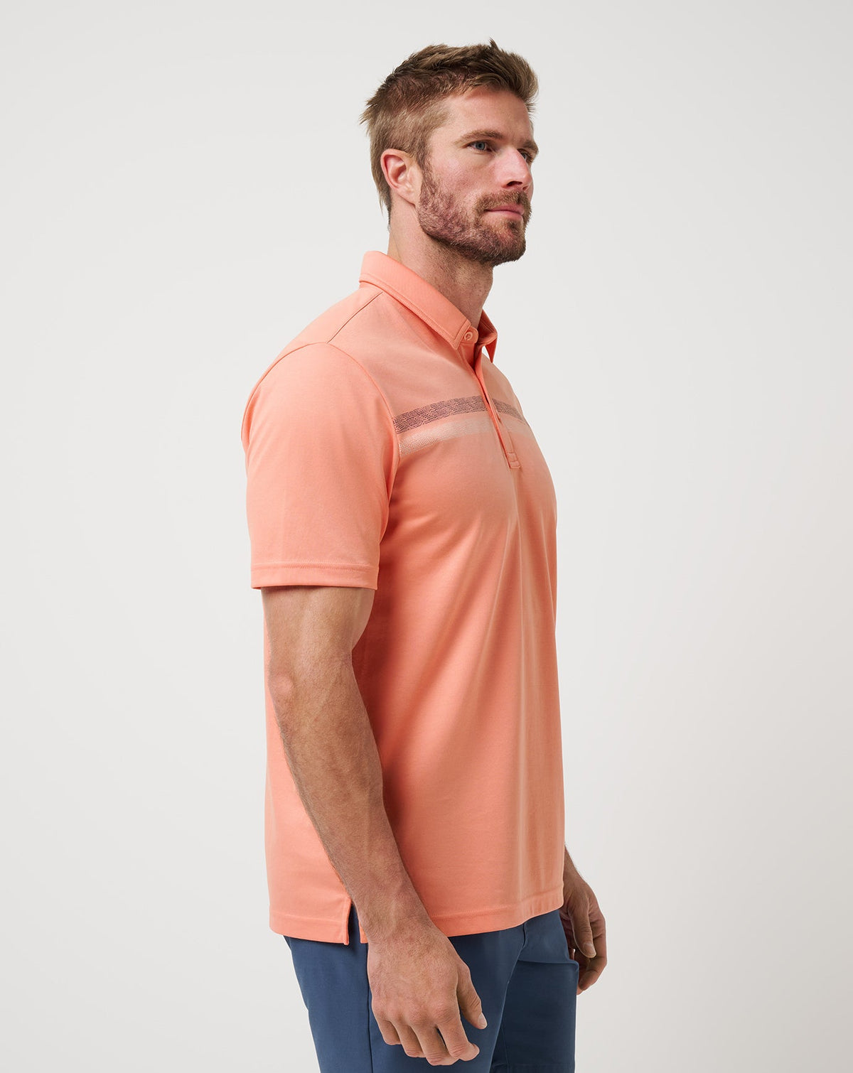 TravisMathew | Roaming Routes Polo - Terra Cotta
