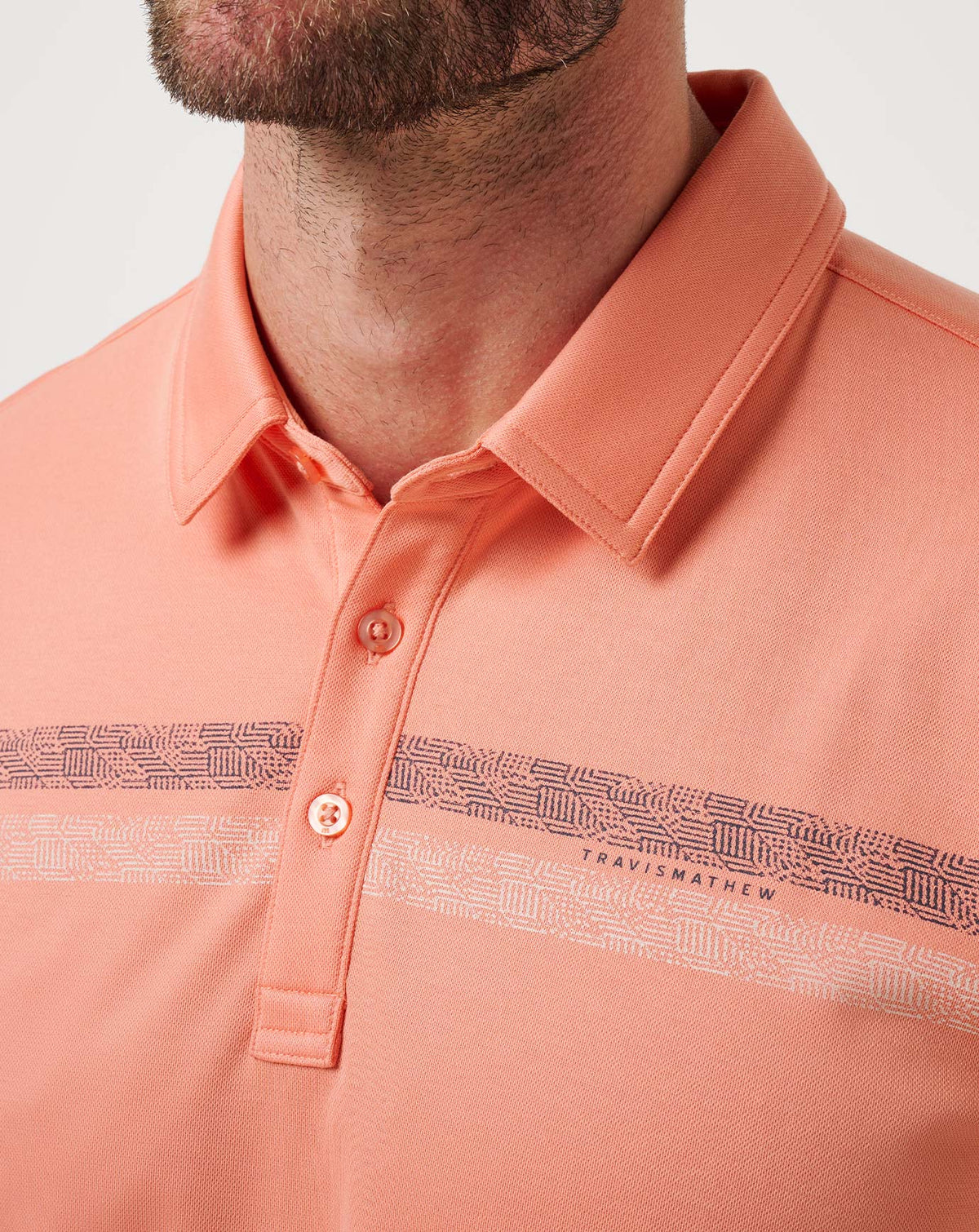 TravisMathew | Roaming Routes Polo - Terra Cotta
