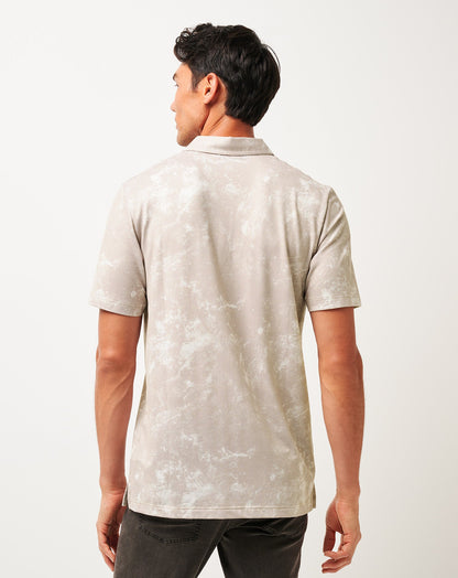 TravisMathew | Featherweight Sun Polo - Moonbeam