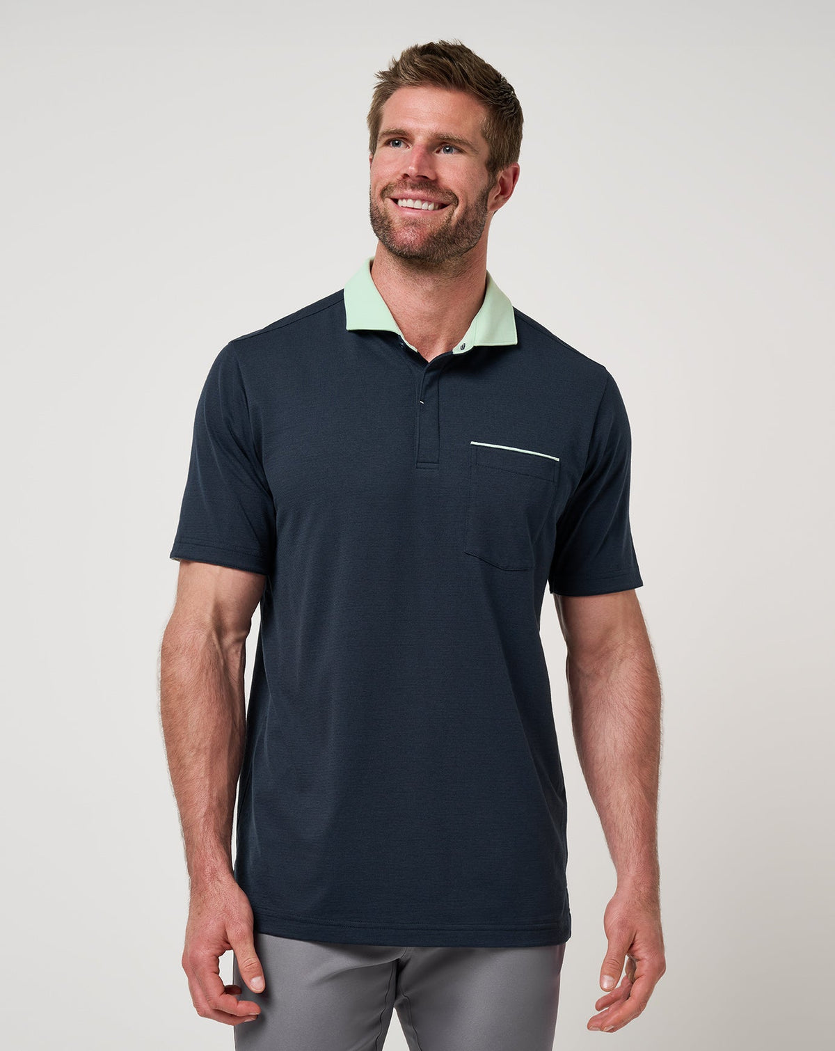 TravisMathew | Fairway To Heaven Polo - Total Eclipse