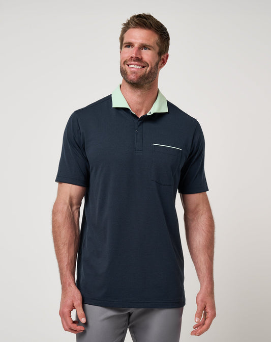 TravisMathew | Fairway To Heaven Polo - Total Eclipse