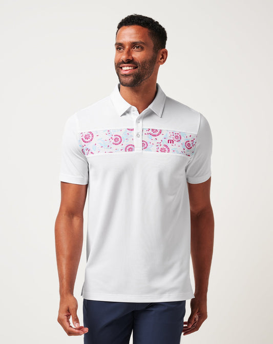 TravisMathew | Good Good Flourish Polo - White