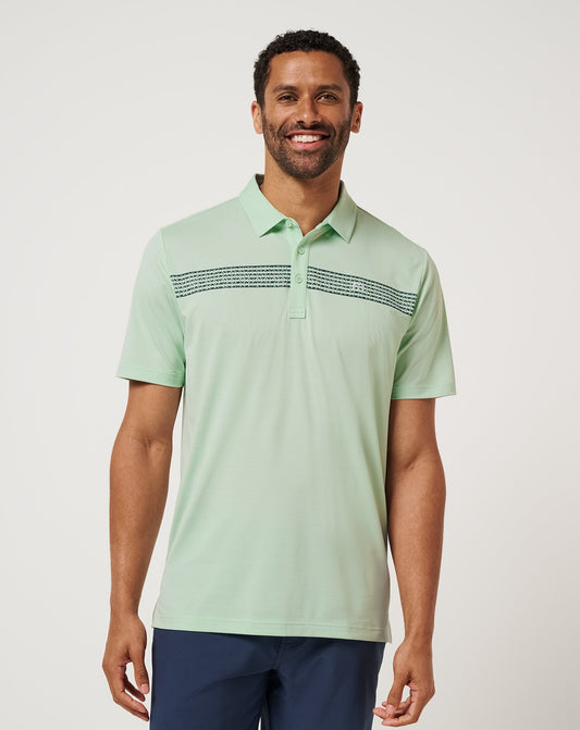 TravisMathew | River Boat Cruise Polo - Aqua Foam