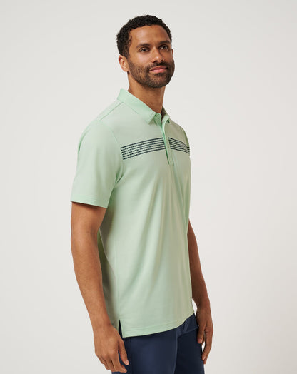 TravisMathew | River Boat Cruise Polo - Aqua Foam