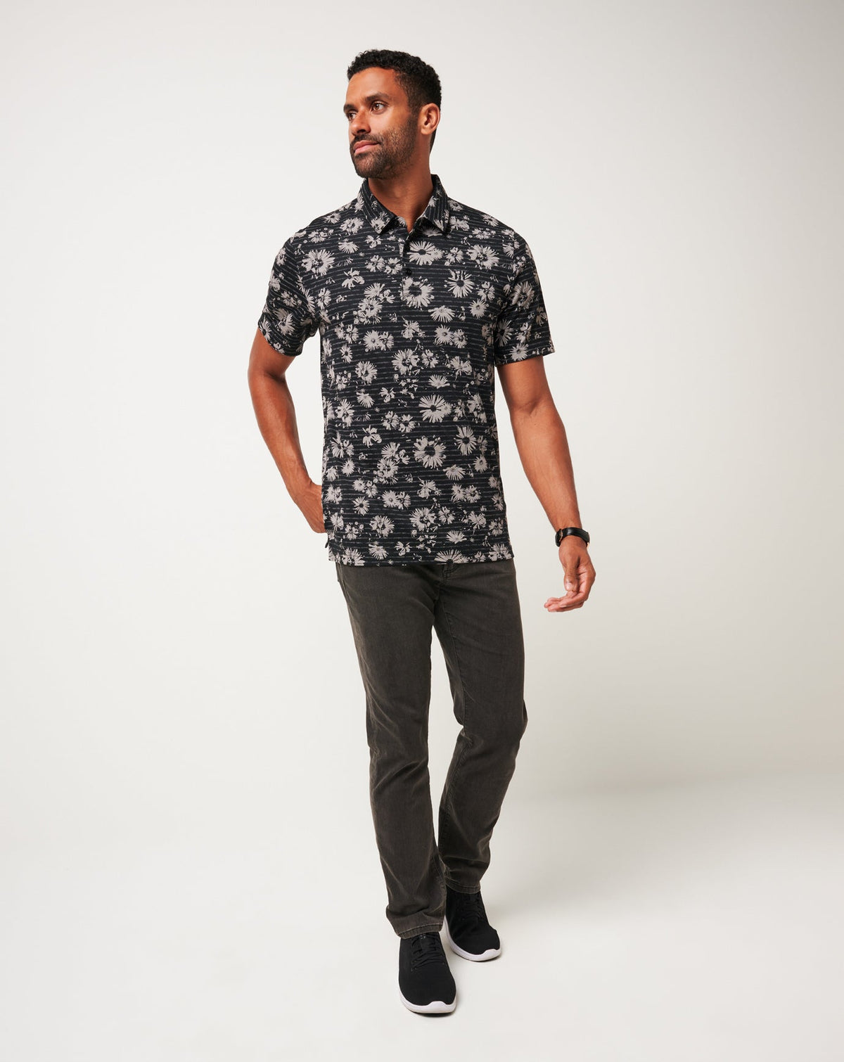 TravisMathew | Shaded Grove Polo - Black