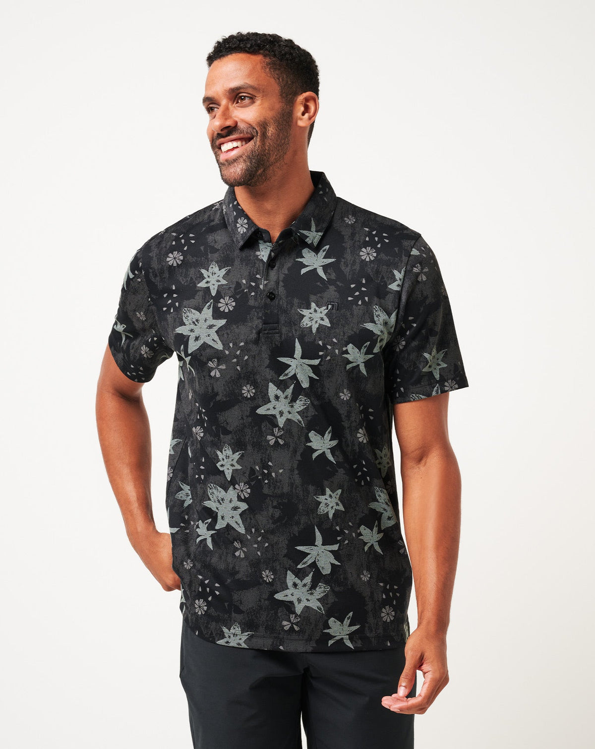 TravisMathew | Trek Tide Polo - Black