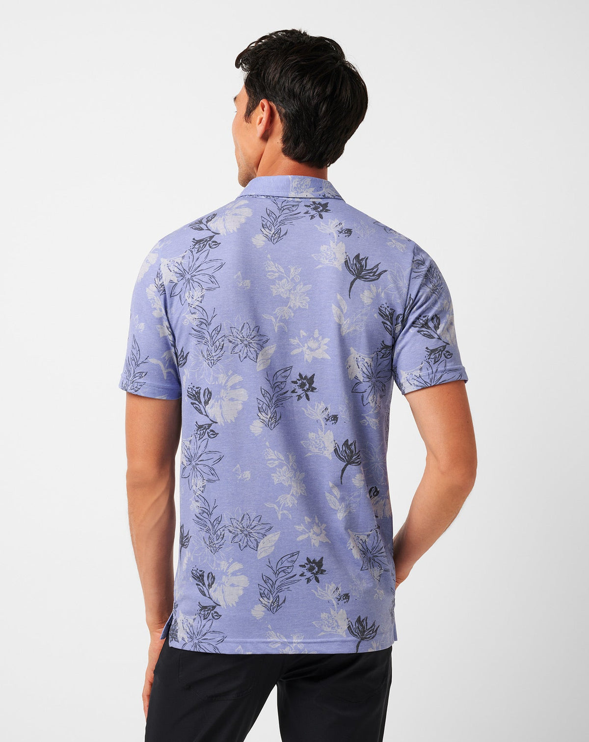 TravisMathew | Featherweight Cruise Polo - Heather Violet Storm