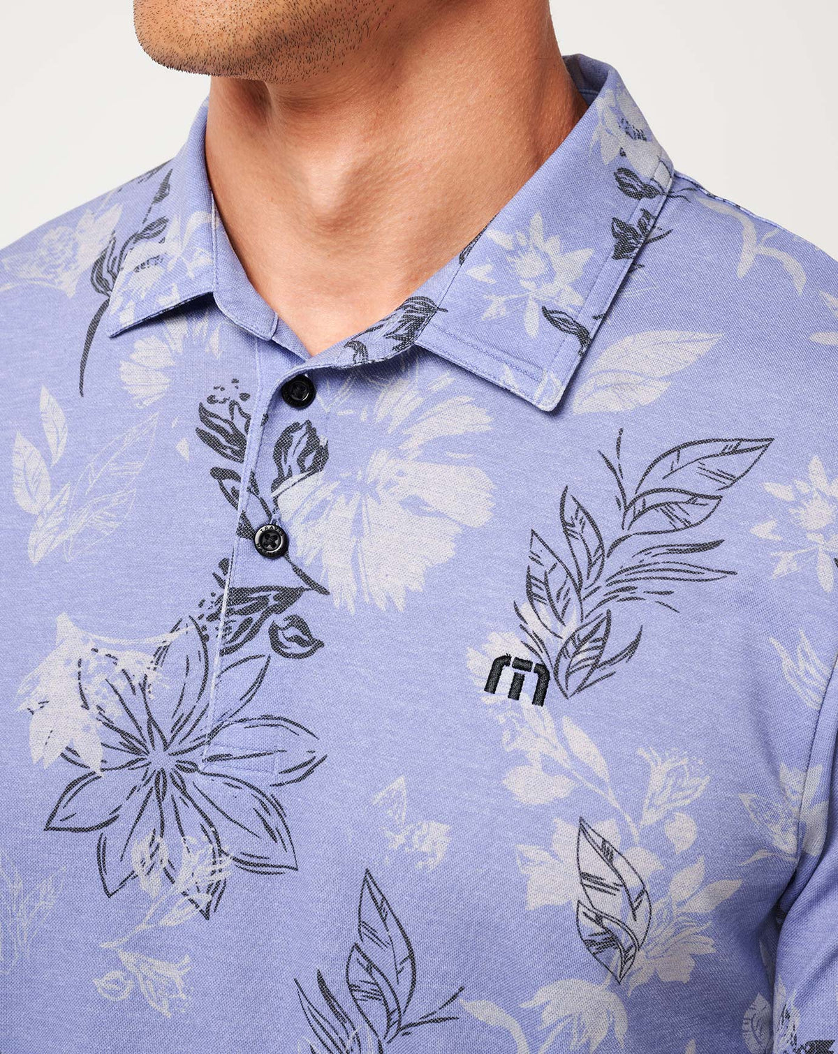 TravisMathew | Featherweight Cruise Polo - Heather Violet Storm