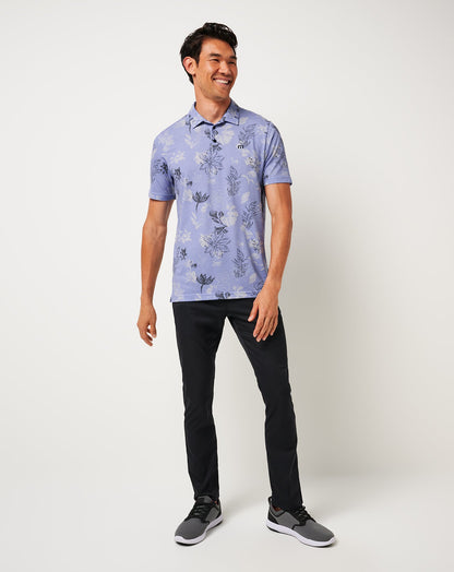 TravisMathew | Featherweight Cruise Polo - Heather Violet Storm