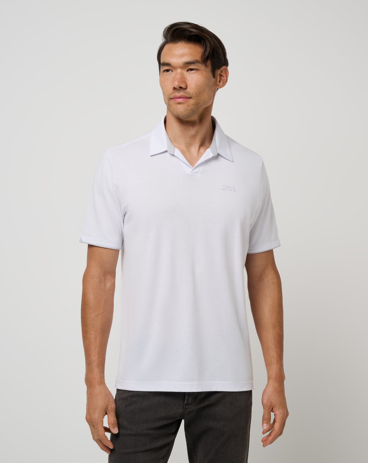 TravisMathew | Late At Night Polo - White