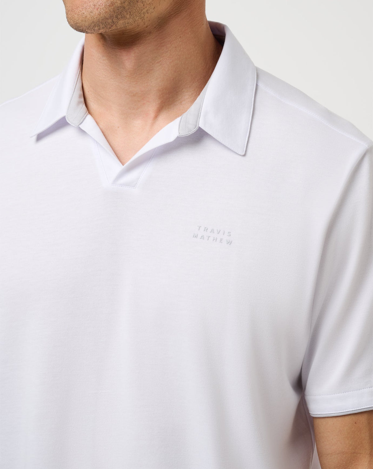 TravisMathew | Late At Night Polo - White
