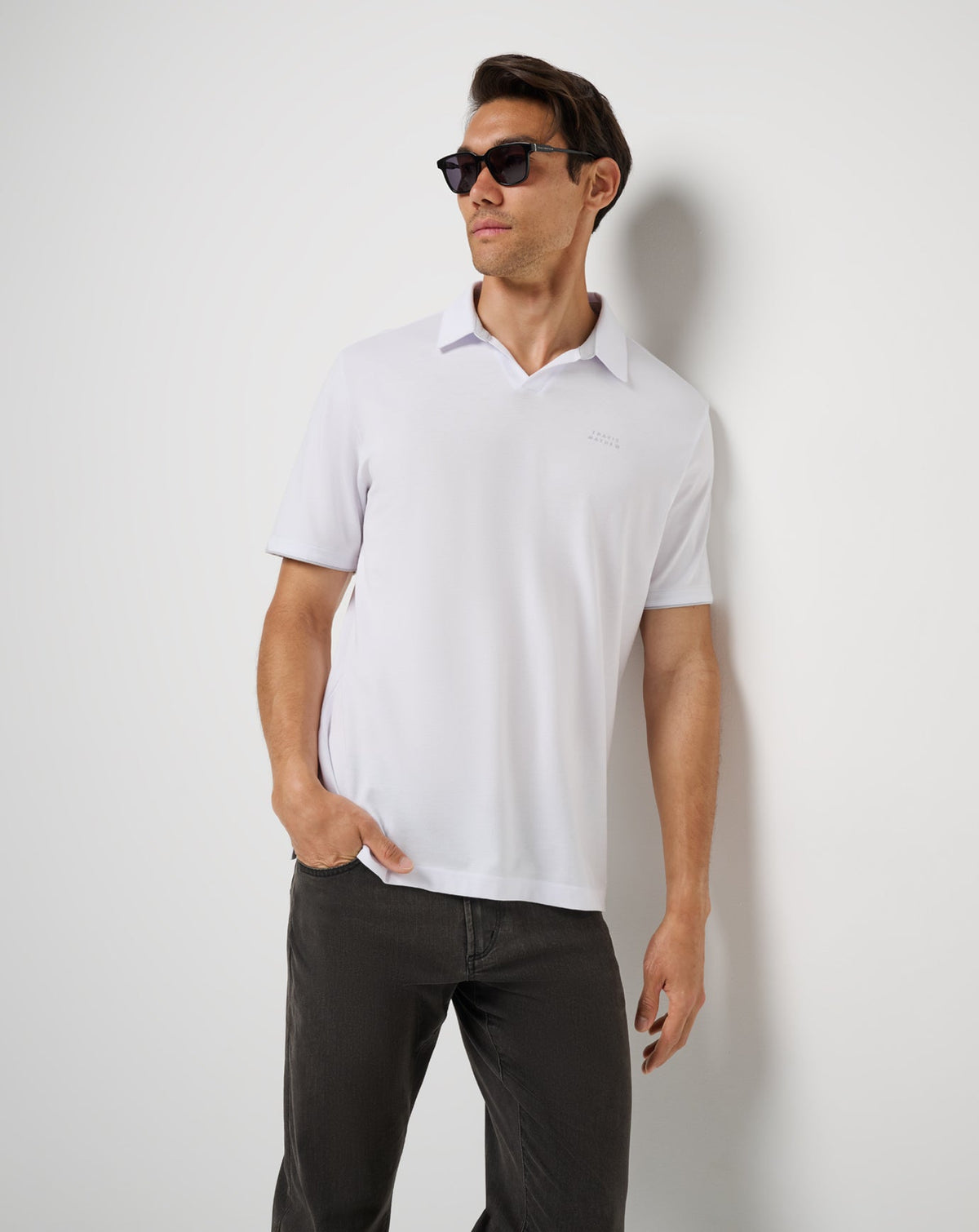 TravisMathew | Late At Night Polo - White