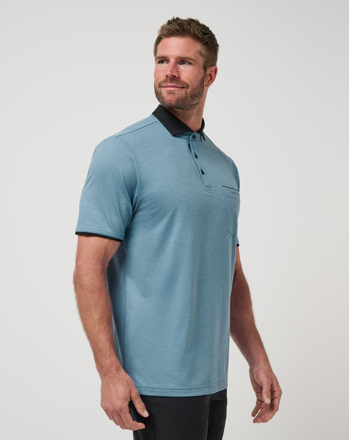 TravisMathew | Featherweight Pocket Polo - Captains Blue