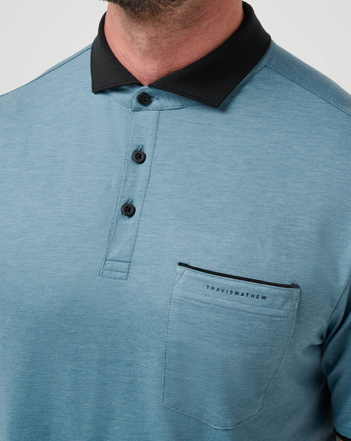 TravisMathew | Featherweight Pocket Polo - Captains Blue
