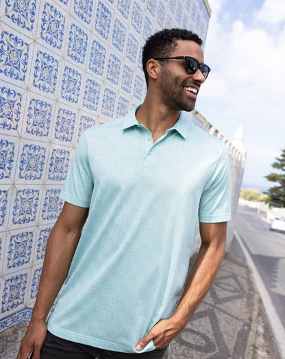 TravisMathew | Acropolis Polo - Eggshell Blue