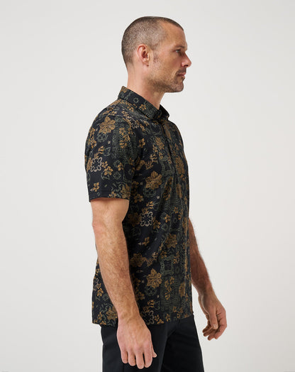 TravisMathew | Speaking My Language Polo - Black