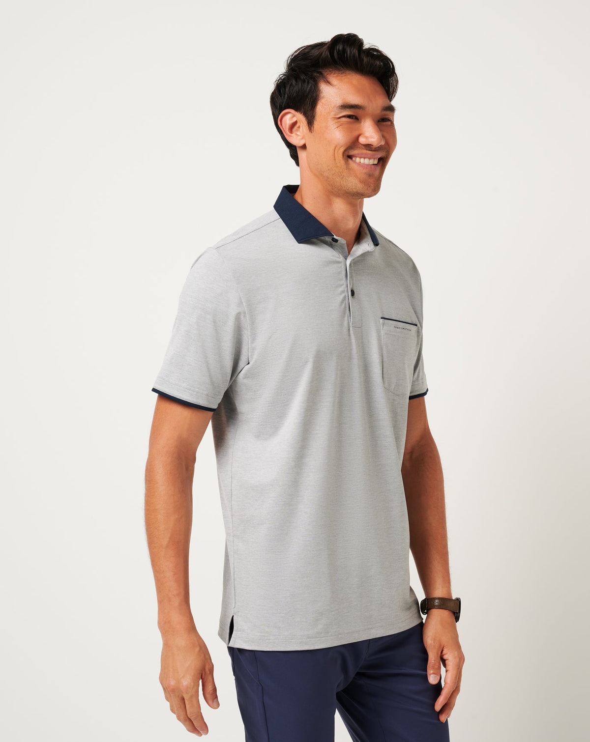 TravisMathew | Call It Off Polo - Heather Medium Grey