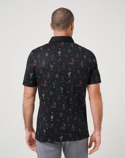 TravisMathew | Holiday Magic Polo - Black
