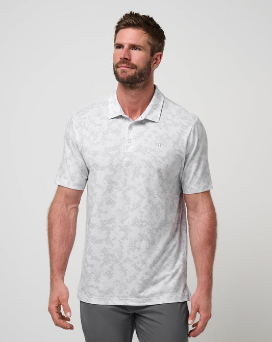 TravisMathew | Featherweight Steep Wave Polo - White