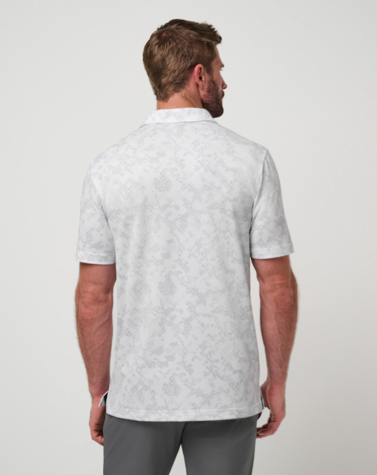 TravisMathew | Featherweight Steep Wave Polo - White