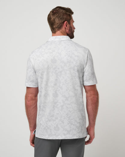 TravisMathew | Featherweight Steep Wave Polo - White