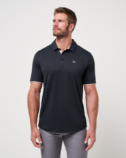 TravisMathew | Featherweight On The Grind Polo - Black