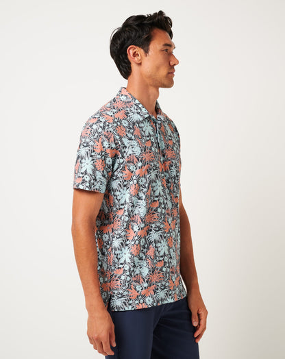 TravisMathew | Featherweight Sands Polo - Heather Medium Grey