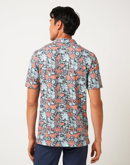 TravisMathew | Featherweight Sands Polo - Heather Medium Grey