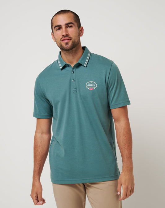 TravisMathew | Patron Parade Polo - Silver Pine