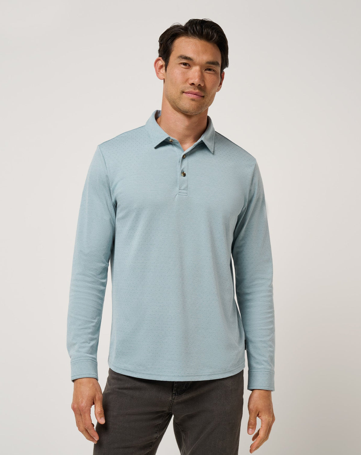 TravisMathew | Handsome Town Long Sleeve Polo - Arona