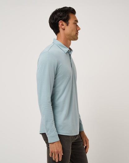 TravisMathew | Handsome Town Long Sleeve Polo - Arona