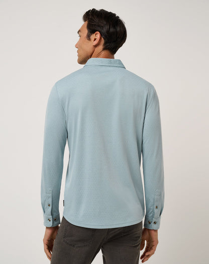 TravisMathew | Handsome Town Long Sleeve Polo - Arona