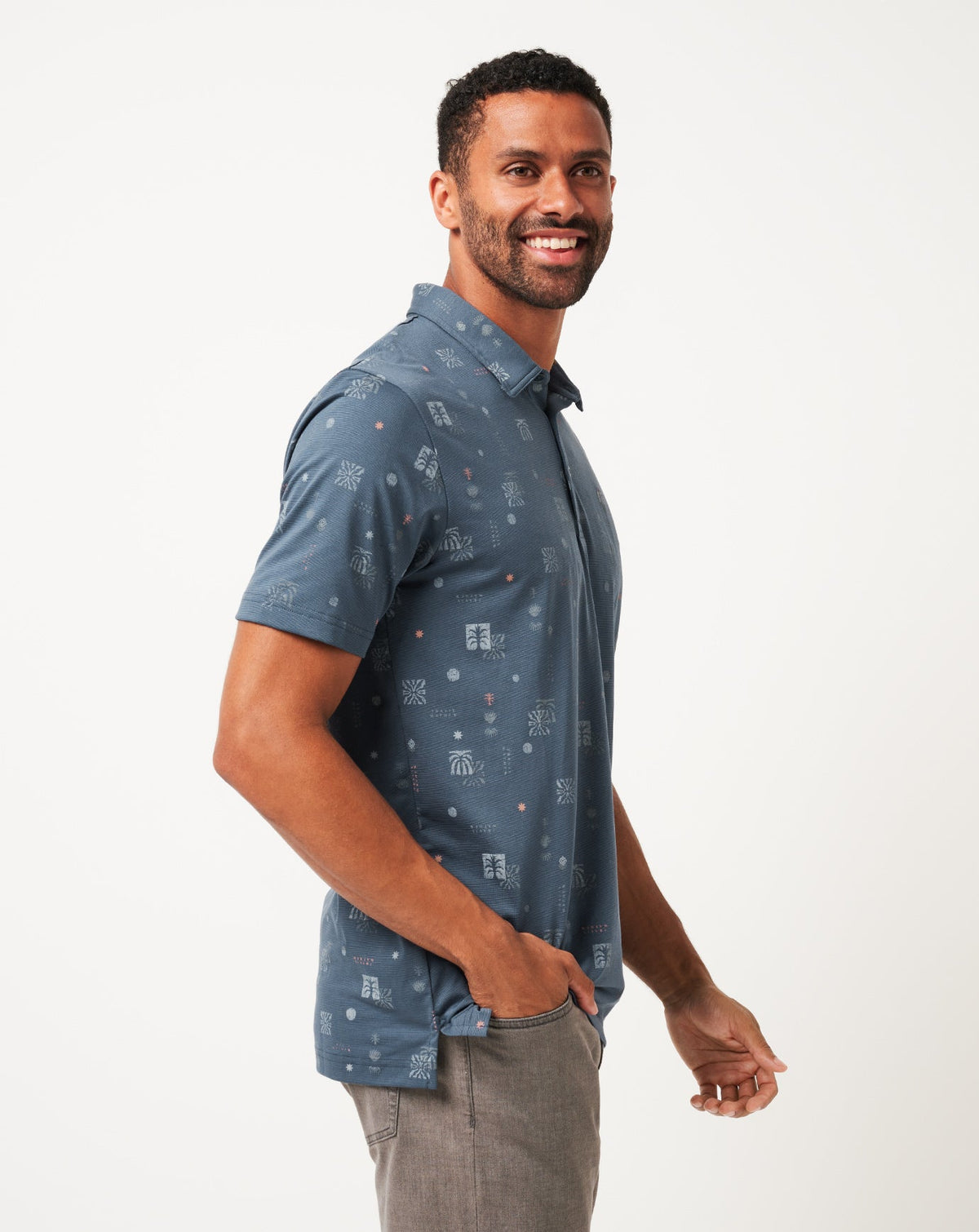 TravisMathew | Quick Trip Polo - Mood Indigo/Vintage Indigo