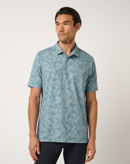TravisMathew | Featherweight Steep Wave Polo - Cameo