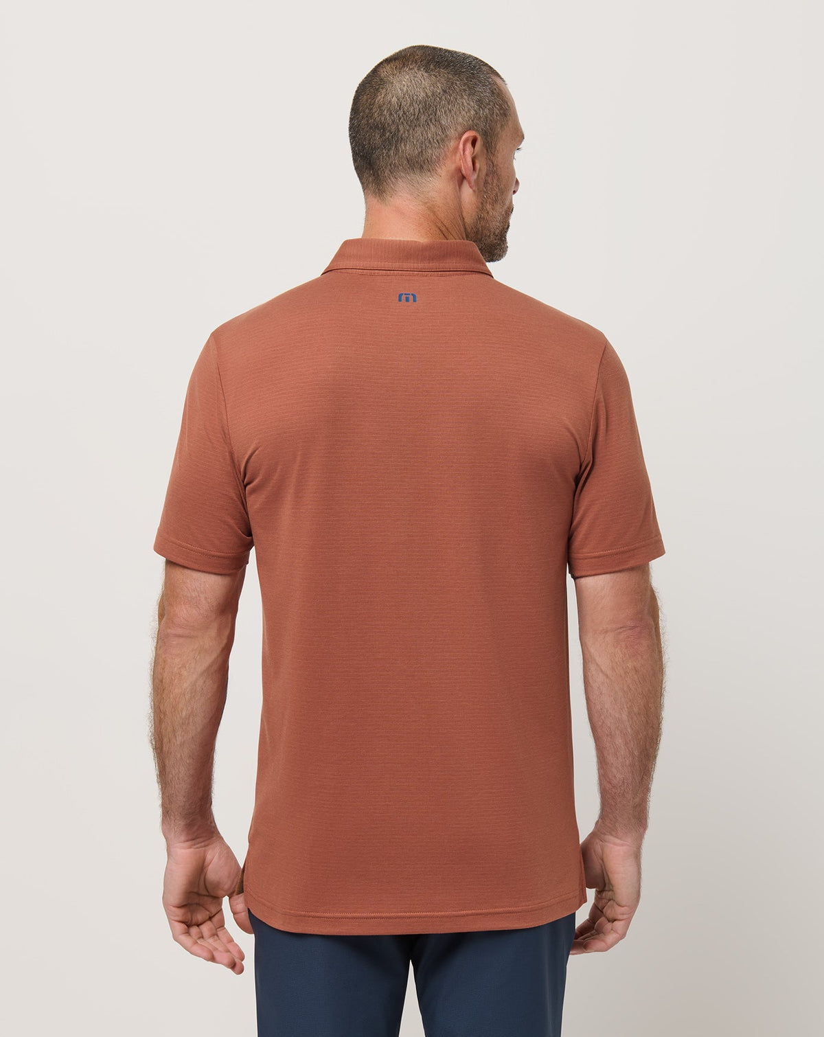 TravisMathew | The Heater Chest Stripe Polo - Maple