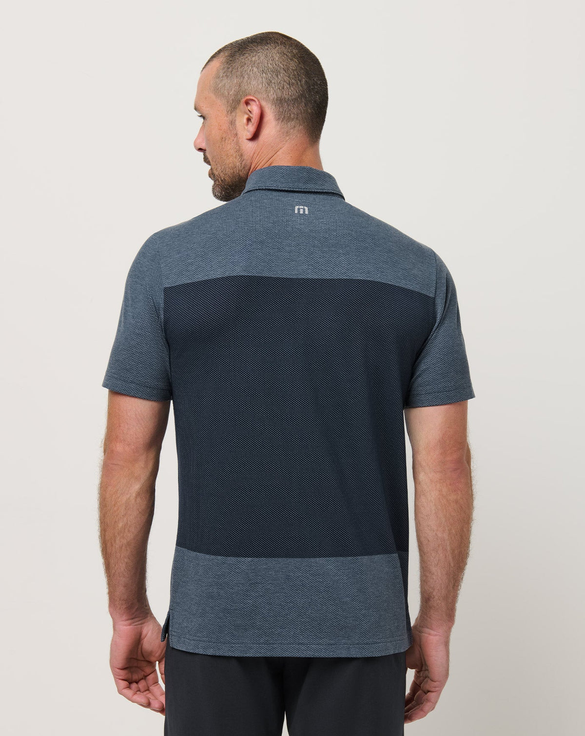 TravisMathew | Rudder Runner Polo - Heather Total Eclipse