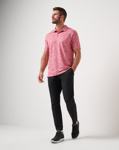 TravisMathew | Featherweight Steep Wave Polo - Dusty Rose