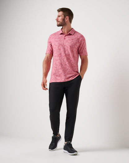 TravisMathew | Featherweight Steep Wave Polo - Dusty Rose
